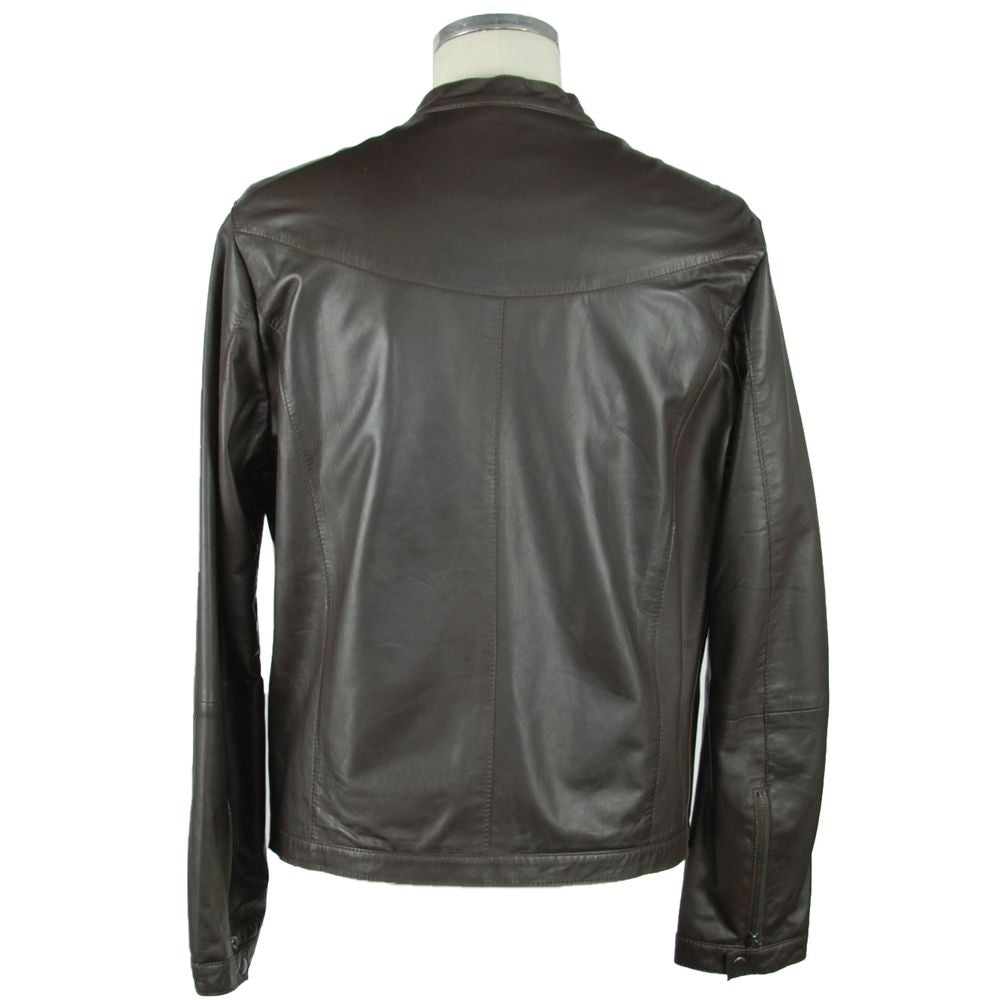  - Emilio Romanelli Elegant Leather Jacket