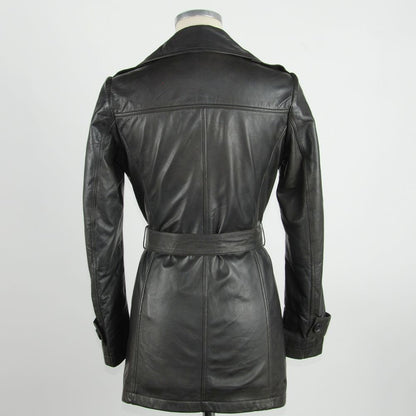  - Brown Leather Women's Coat