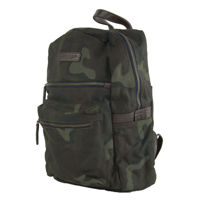  - Green Cotton Men Backpack