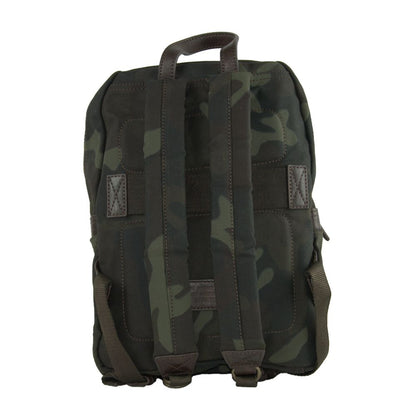  - Green Cotton Men Backpack