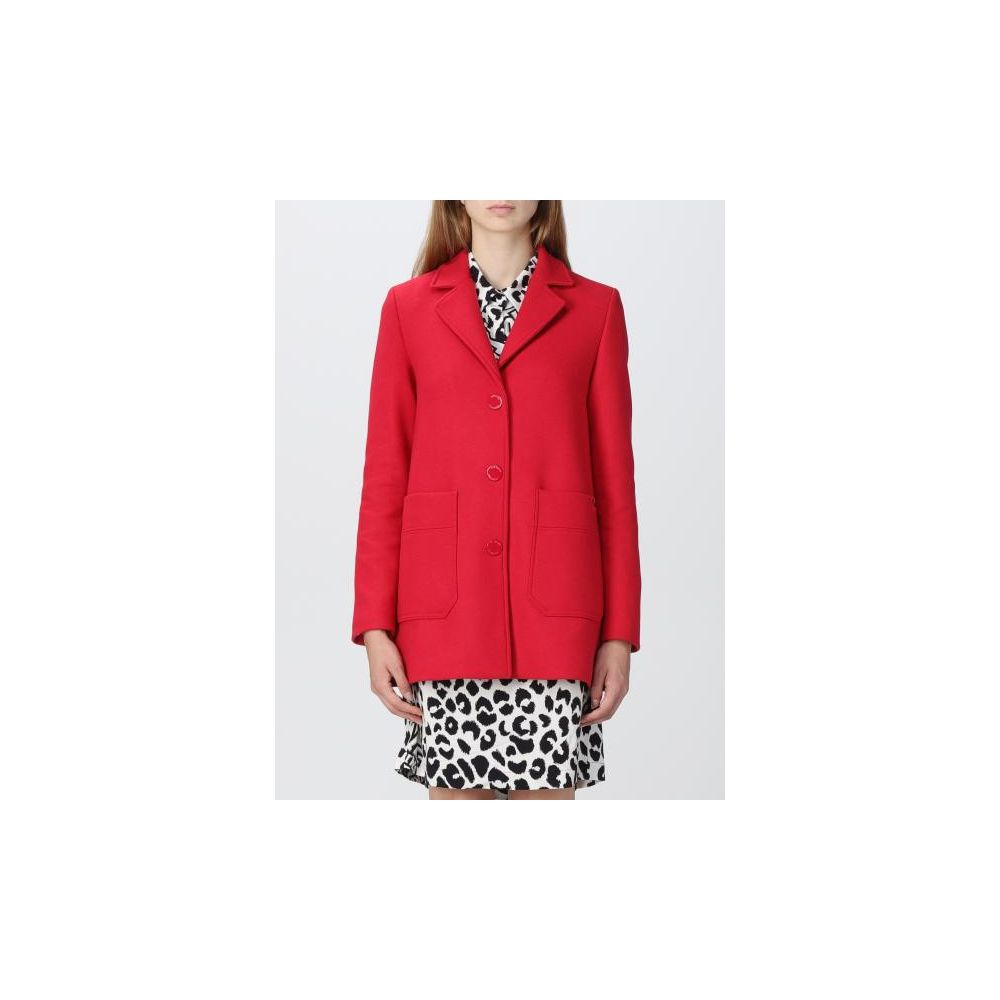 Love Moschino Red Wool Blend Jacket