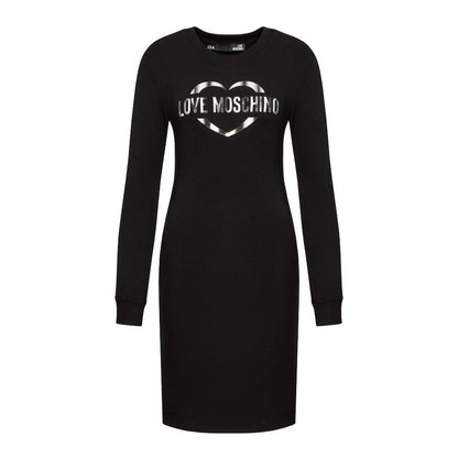  - Chic Cotton Blend Logo Dress