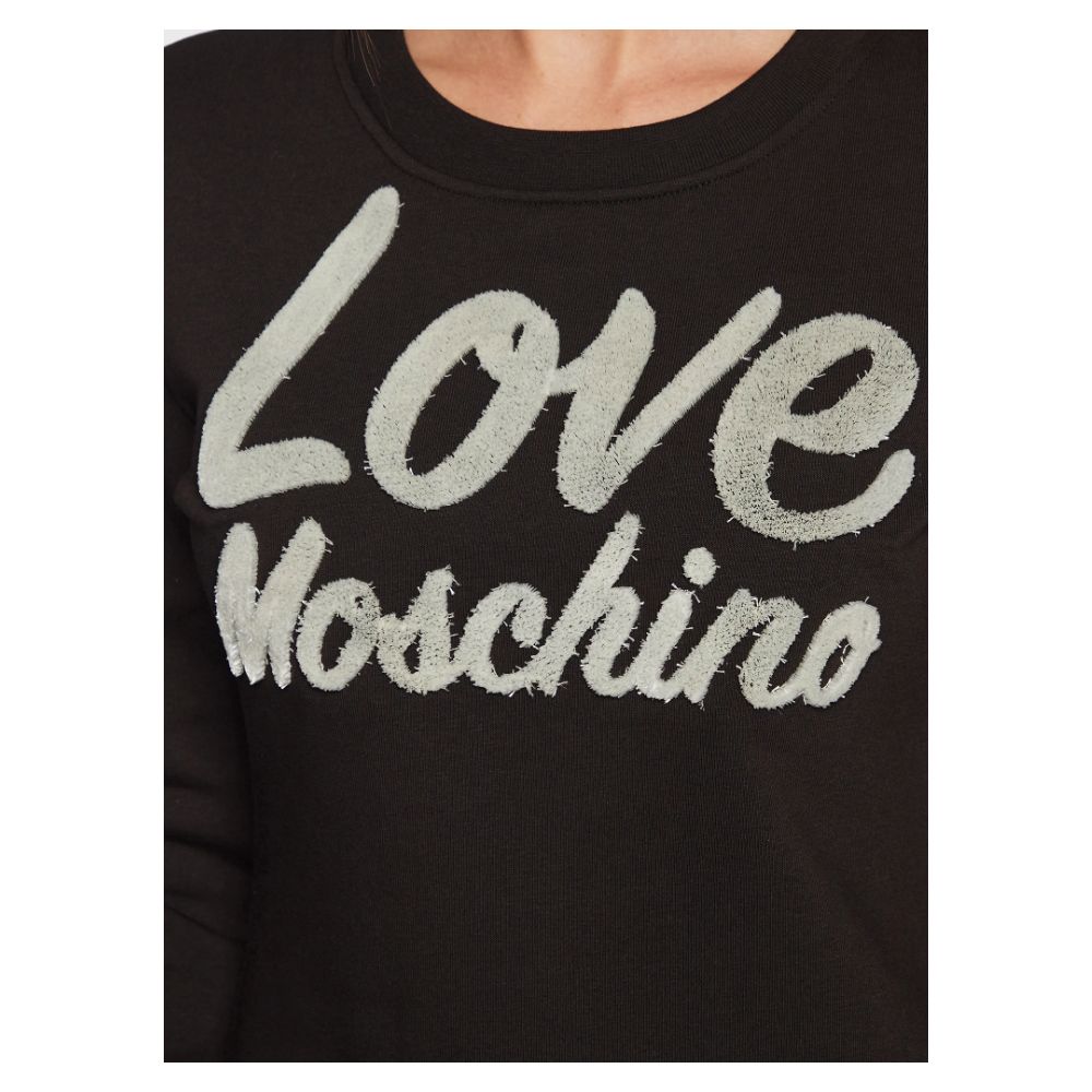  - Chic Embossed Logo Cotton Blend Dress