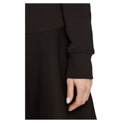  - Chic Embossed Logo Cotton Blend Dress