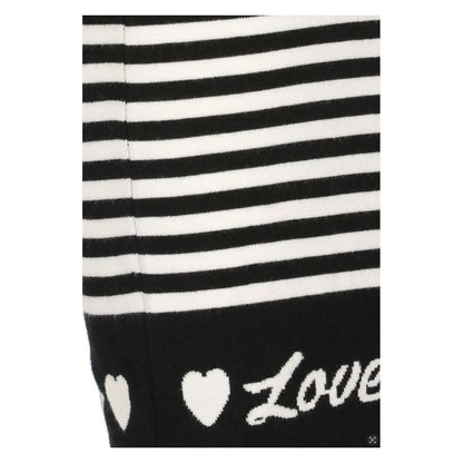 - Elegant Striped Knit Dress with Long Sleeves