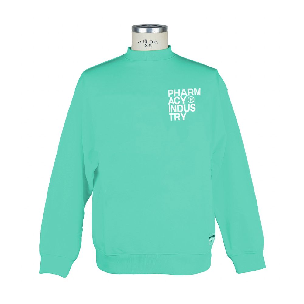  - Chic Green Logo Crewneck Sweatshirt