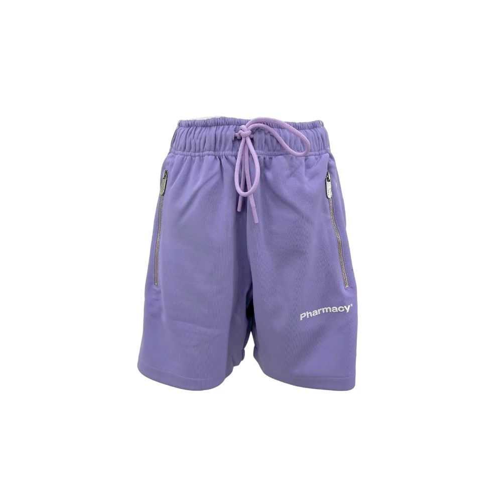  - Chic Purple Bermuda Shorts with Side Stripes