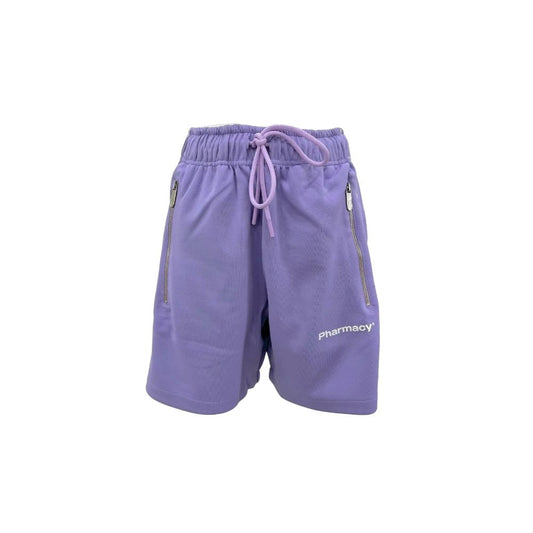  - Chic Purple Bermuda Shorts with Side Stripes