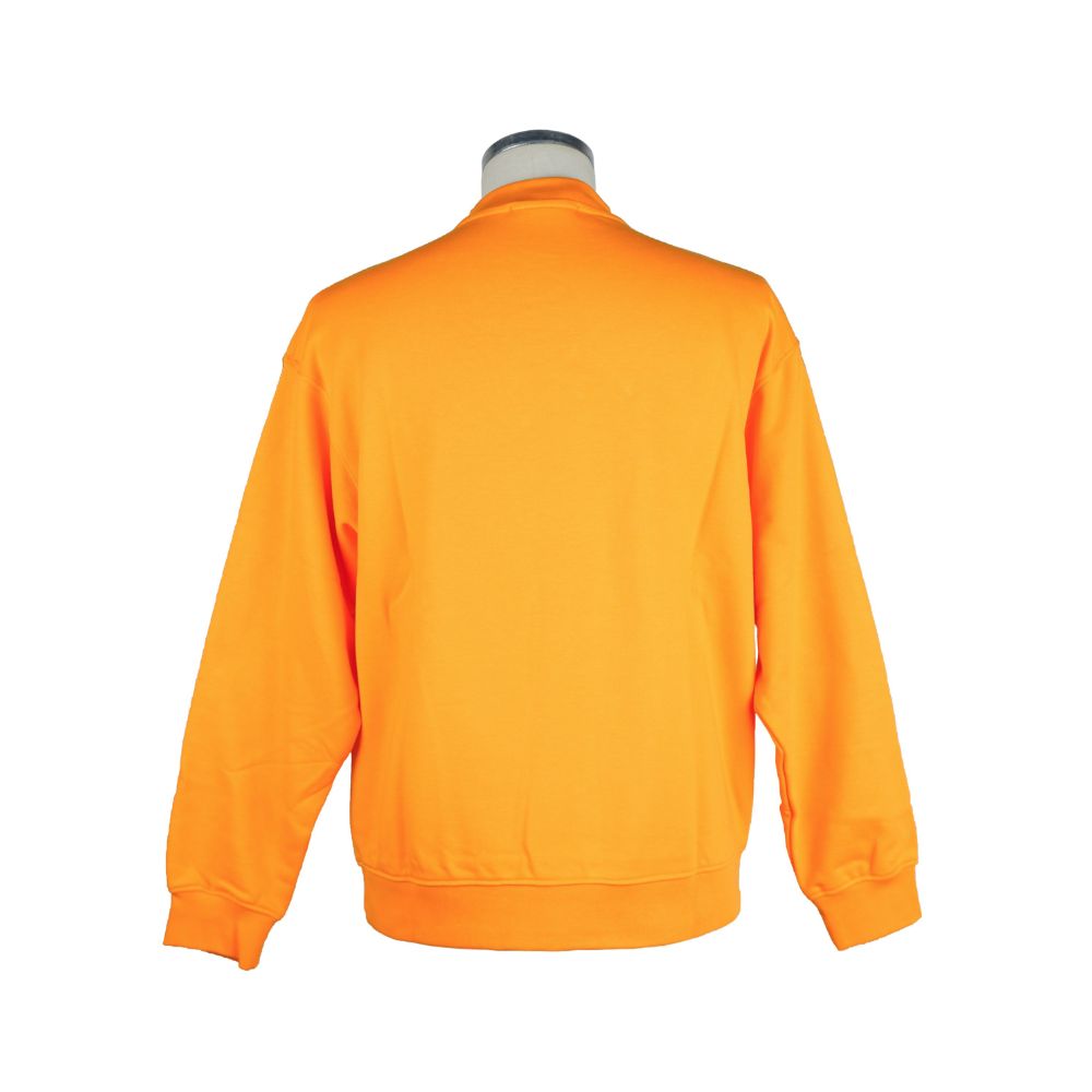  - Chic Orange Logo Crewneck Sweatshirt