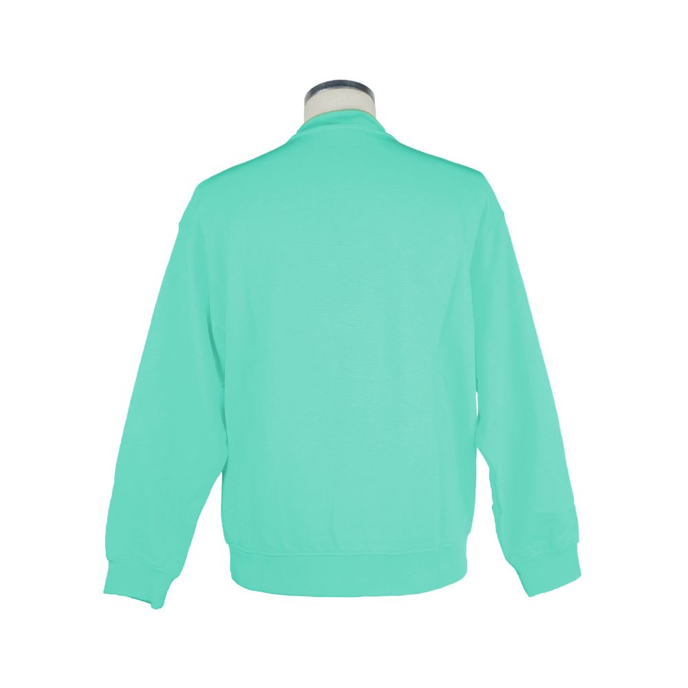  - Chic Green Logo Crewneck Sweatshirt