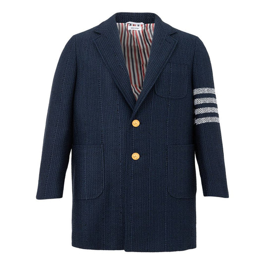  - Elegant Acrylic Blue Jacket for Men