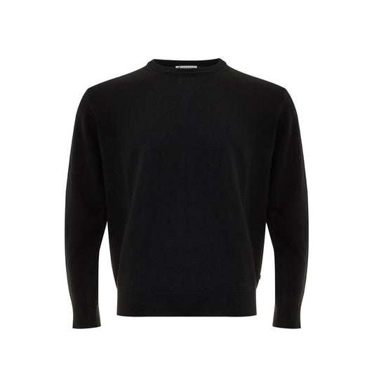  - Elegant Black Wool Sweater for Men