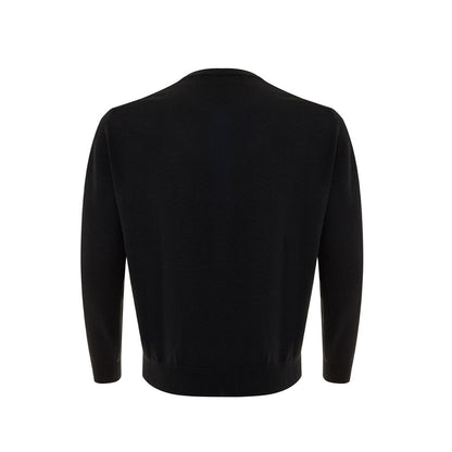  - Elegant Black Wool Sweater for Men