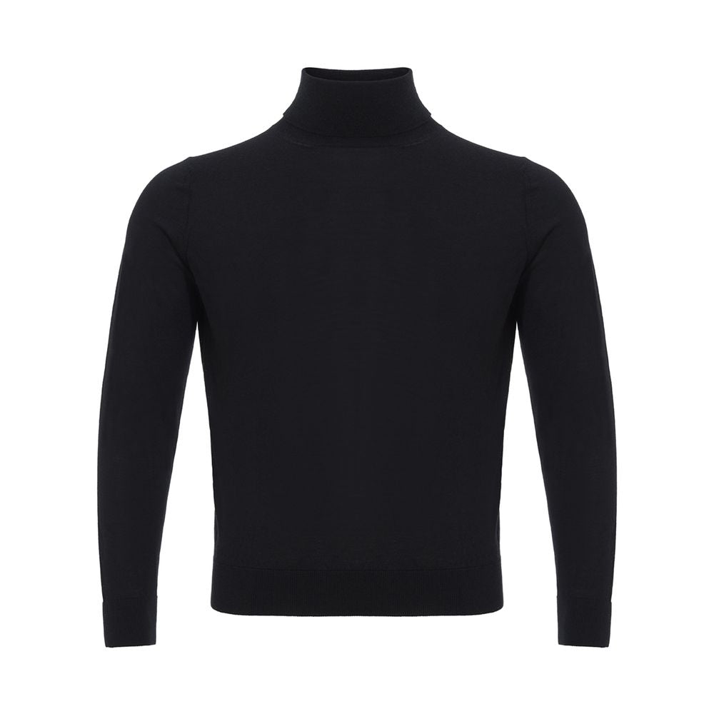  - Italian Cashmere Luxury Black Sweater