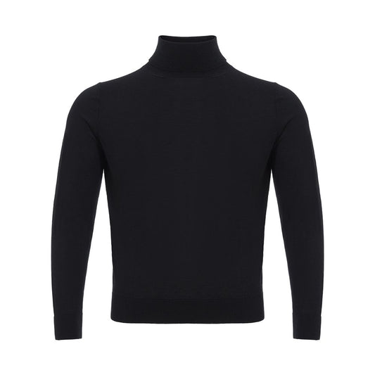  - Italian Cashmere Luxury Black Sweater