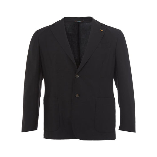  - Elegant Cashmere Black Jacket