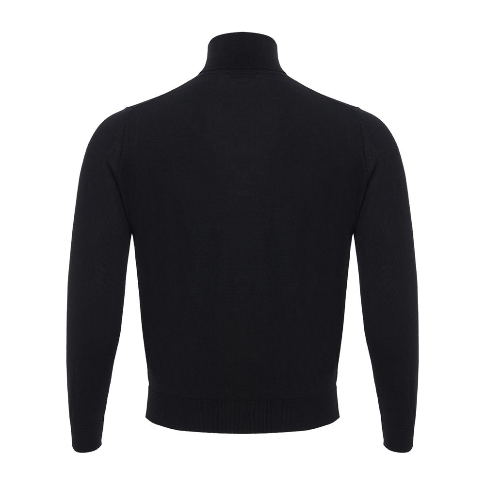  - Italian Cashmere Luxury Black Sweater