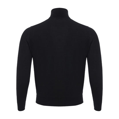  - Italian Cashmere Luxury Black Sweater