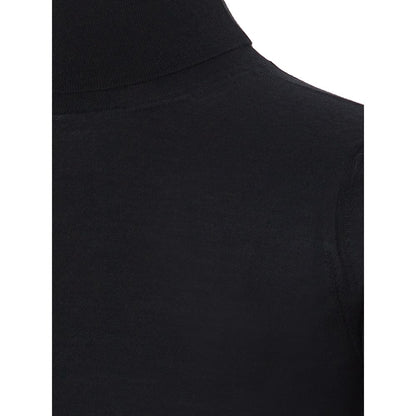  - Italian Cashmere Luxury Black Sweater