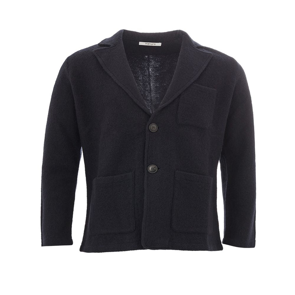  - Elegant Woolen Blue Jacket for Men