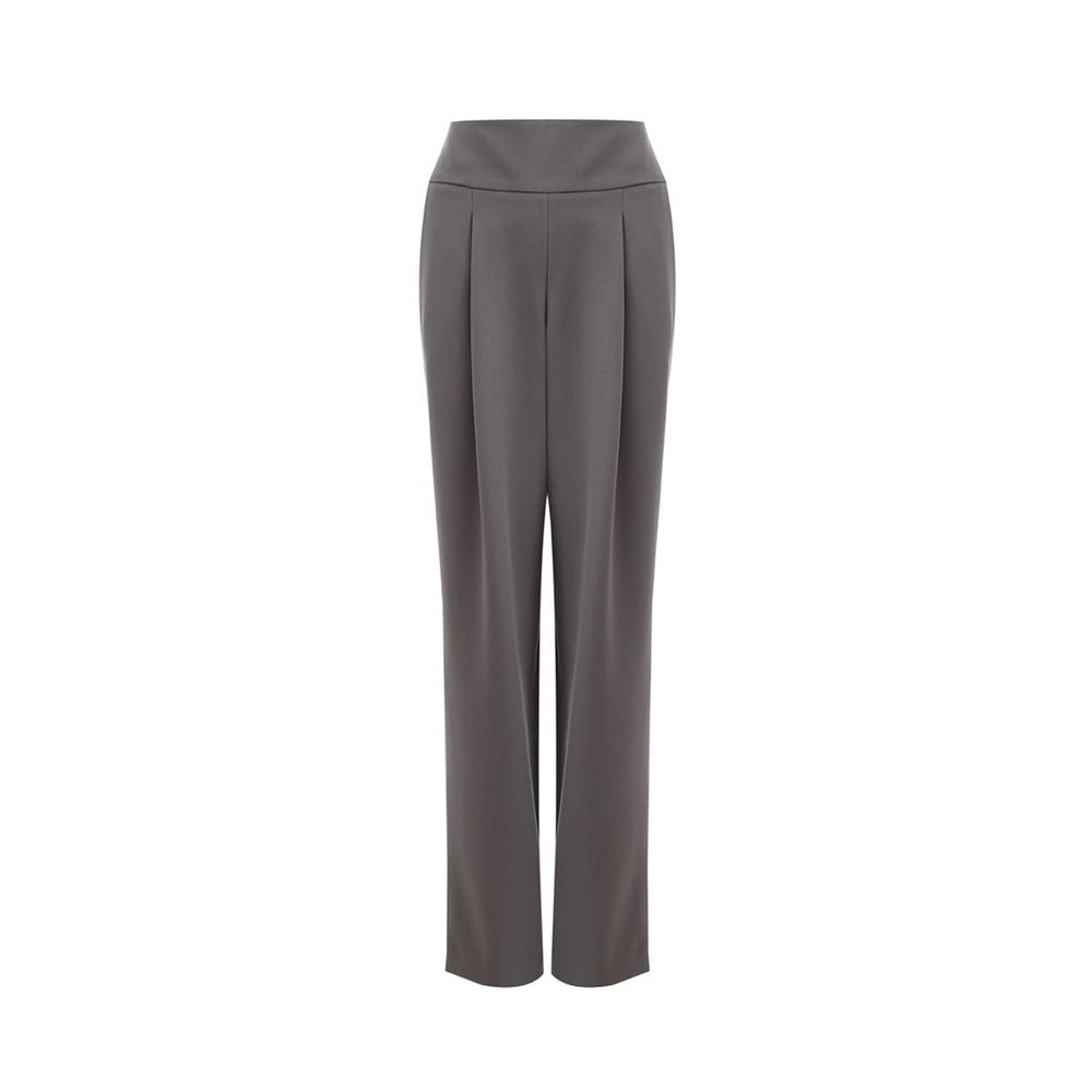  - Chic Gray Wool Trousers for Sophisticated Style