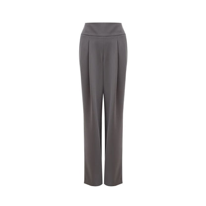  - Chic Gray Wool Trousers for Sophisticated Style