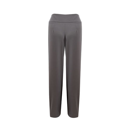  - Chic Gray Wool Trousers for Sophisticated Style