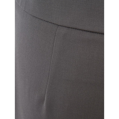  - Chic Gray Wool Trousers for Sophisticated Style