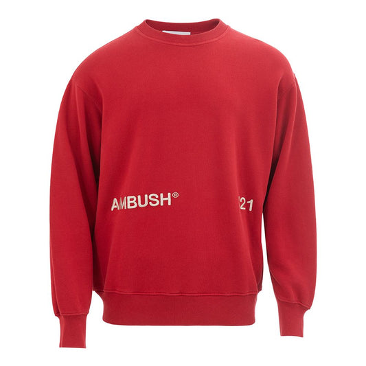  - Elevated Red Cotton Sweater