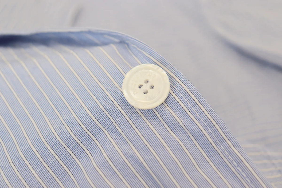 Dsquared2 Blue Striped Single Breasted Formal Coat Blazer