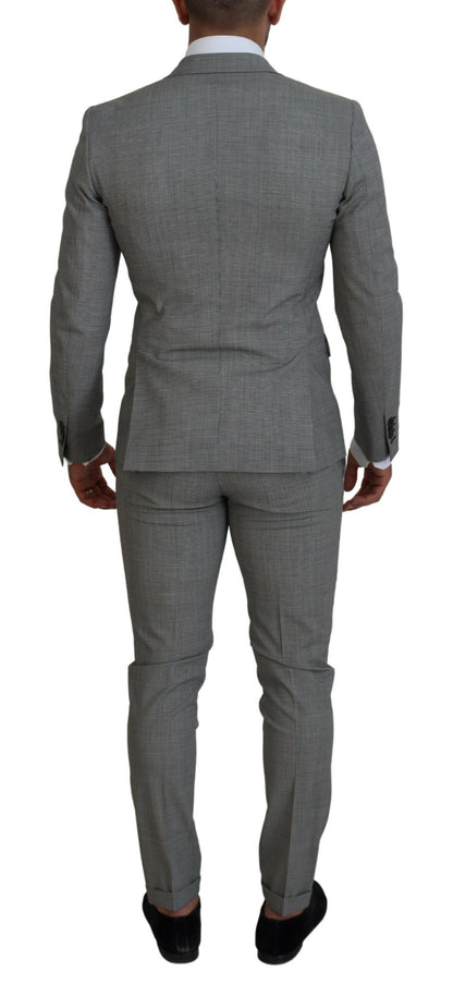 Gray Wool Single Breasted 2 Piece PARIS Suit - The Luxe Alliance