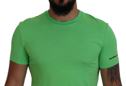 Green Modal Short Sleeves Crewneck T-shirt - The Luxe Alliance