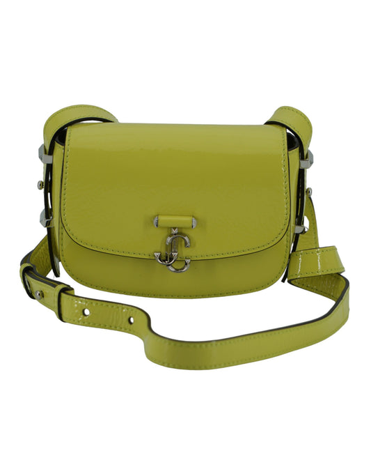  - Lime Yellow Leather Small Shoulder Bag