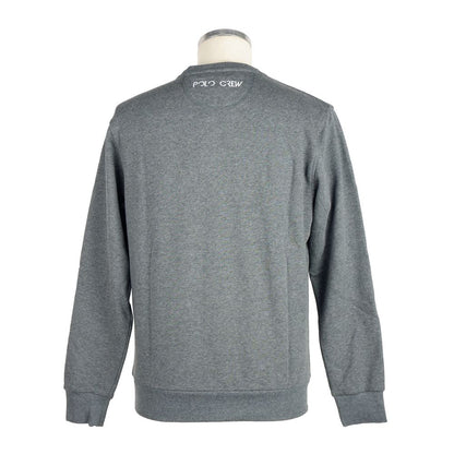  - Gray Cotton Men Sweater