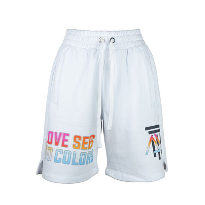  - White Cotton Women Short