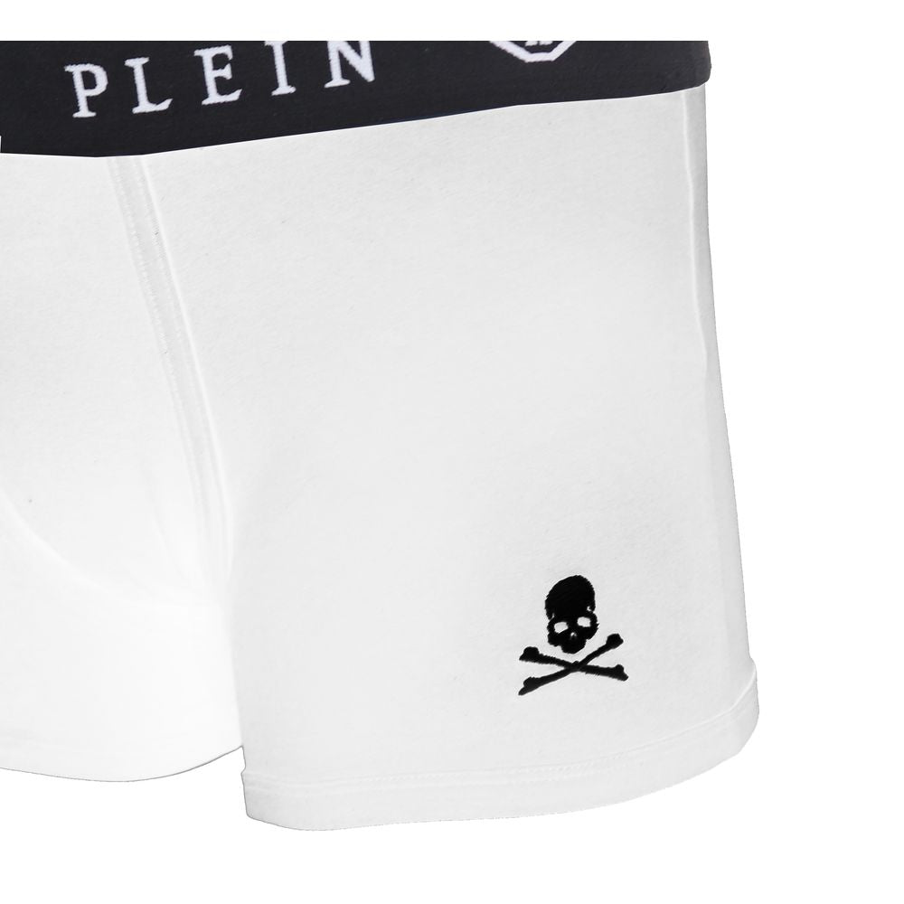  - White Cotton Men's Boxer