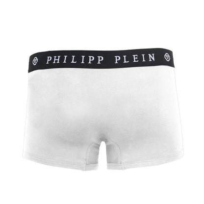  - White Cotton Men's Boxer