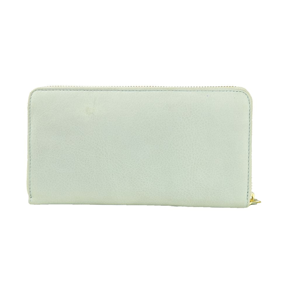  - Gray Calfskin Women Wallet