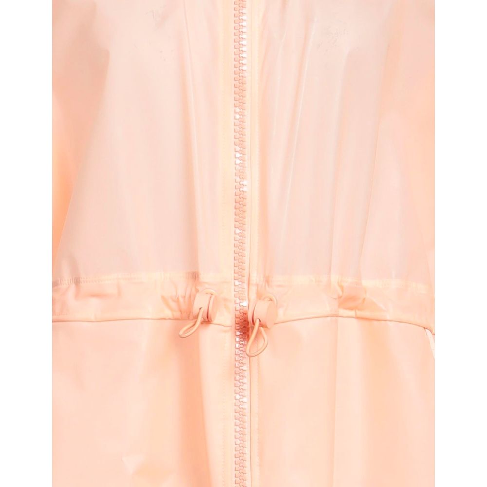  - Powder Pink Long Waterproof Jacket