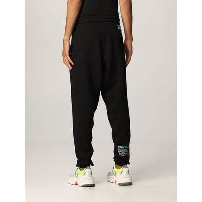  - Black Cotton Men Pants