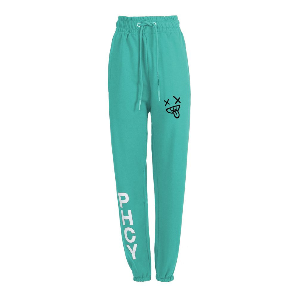  - Sporty Chic Cotton Jersey Trousers