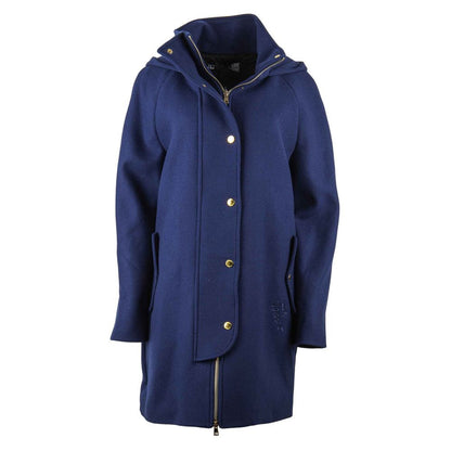  - Blue Wool Women Coat