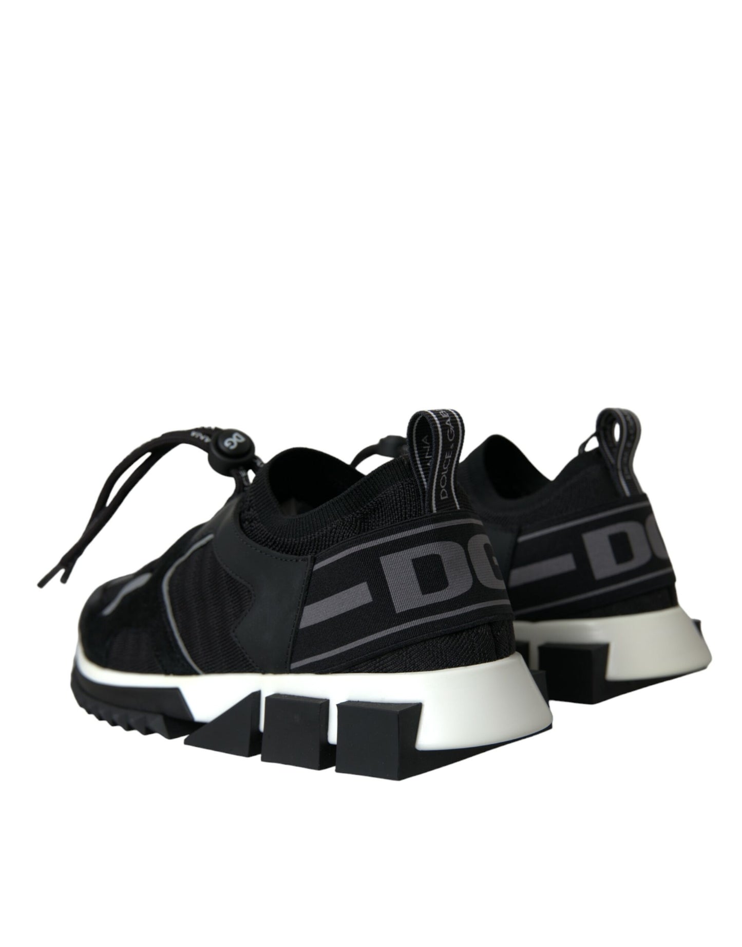 Dolce & Gabbana Women's Black Mesh Sorrento Trekking Sneakers- Designer Footwear