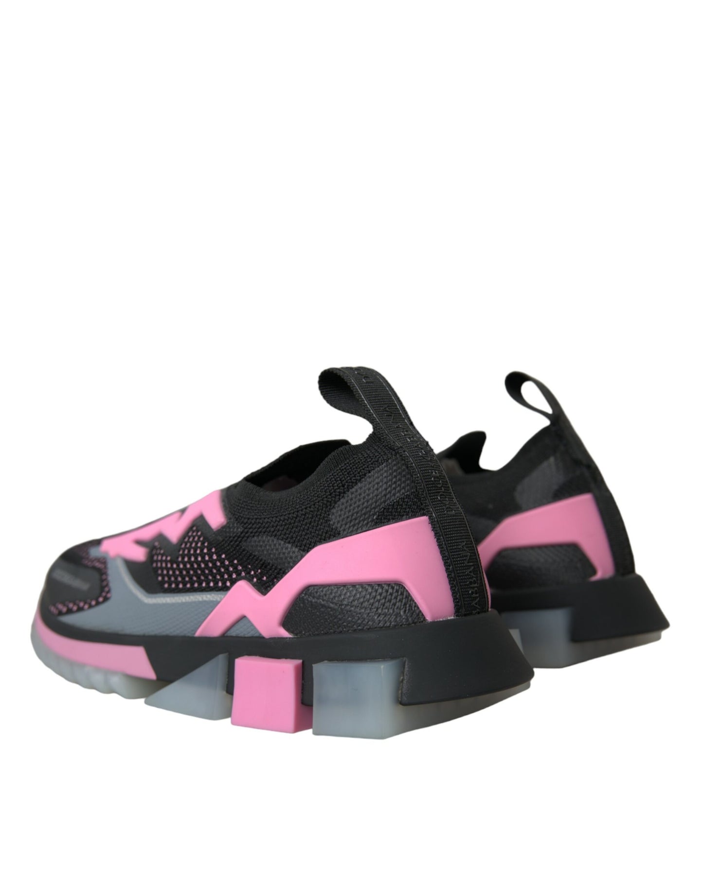 Black Pink Slip On Sorrento Sneakers Shoes - The Luxe Alliance