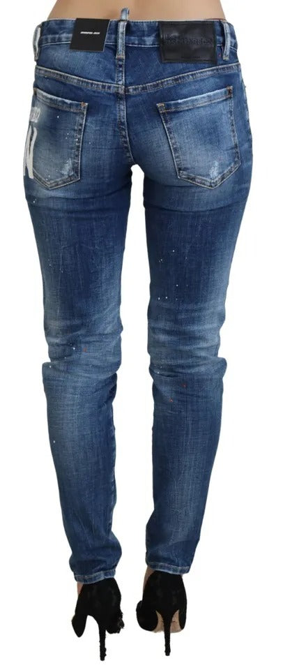  - Blue Icon Low Waist Skinny Jennifer Denim Jeans