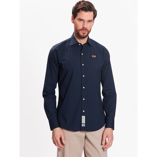 Blue Cotton Shirt - The Luxe Alliance