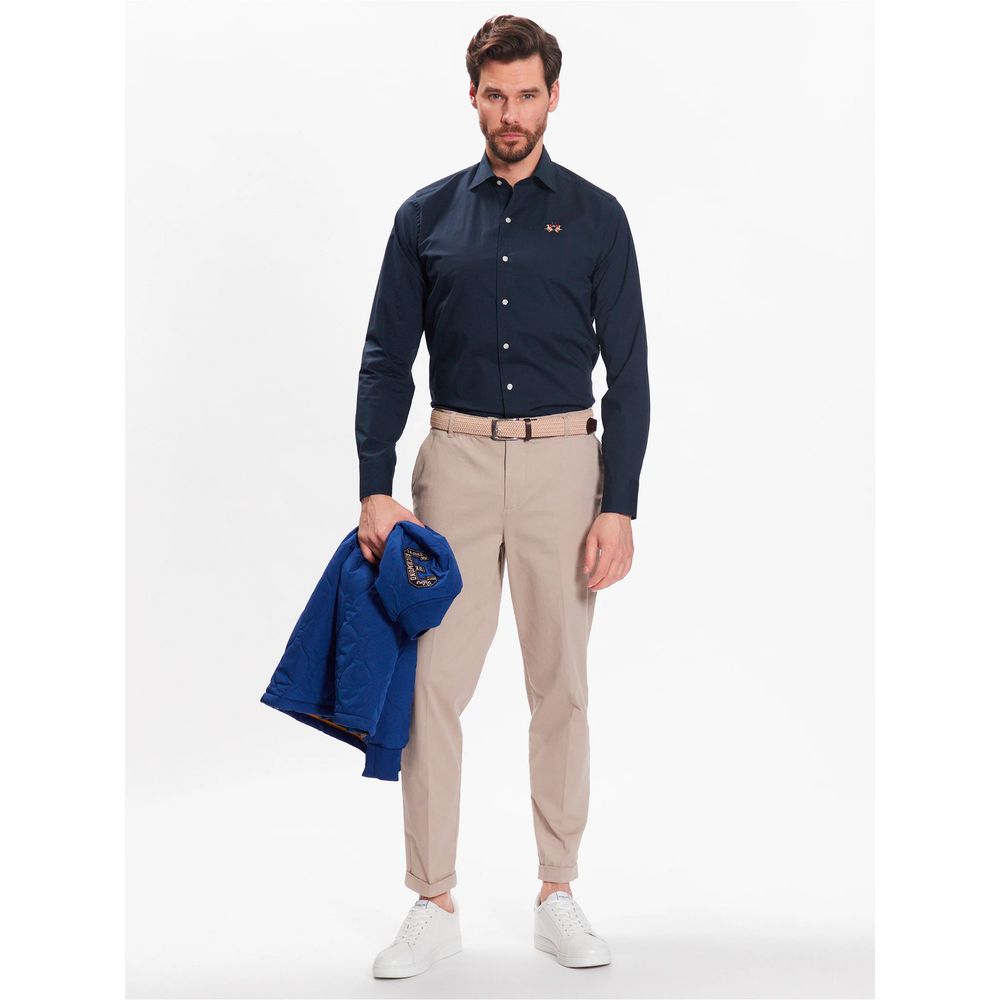 Blue Cotton Shirt - The Luxe Alliance