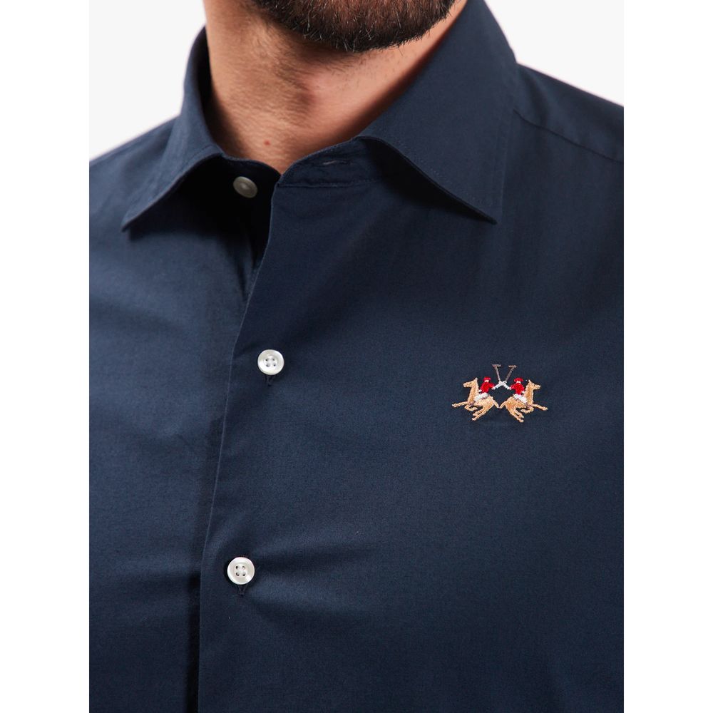 Blue Cotton Shirt - The Luxe Alliance