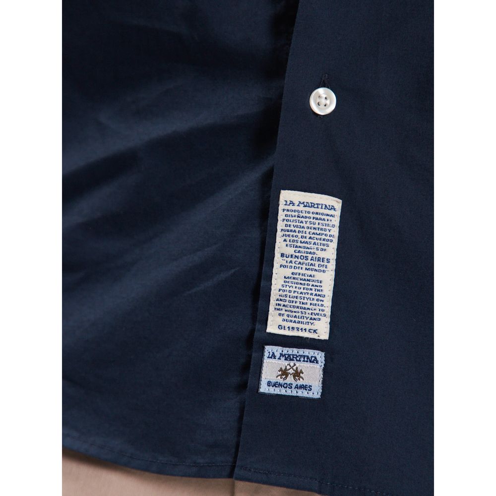 Blue Cotton Shirt - The Luxe Alliance