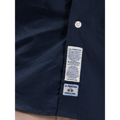 Blue Cotton Shirt - The Luxe Alliance